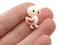 8 21mm White Duck Plastic Shank Bird Buttons Retro Animal Buttons